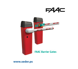 FAAC B614 RED BARRIER 230V RAL3020 FAAC  Gates حاجز مقص محسوم