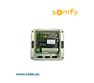Somfy INTEO UNIVERSAL RECEIVER RTS رسيفر سومفي للابجورات و المظلات و ماتورات الرول