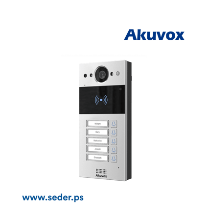 SIP Intercom with Five (2 or 4) Button (Video & Card reader)